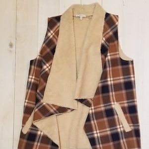 Soft Plaid Women's Vest